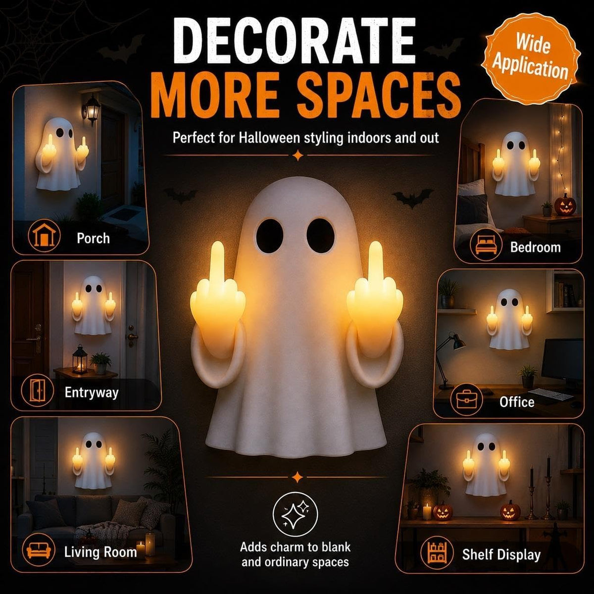Ghost Middle Finger Light