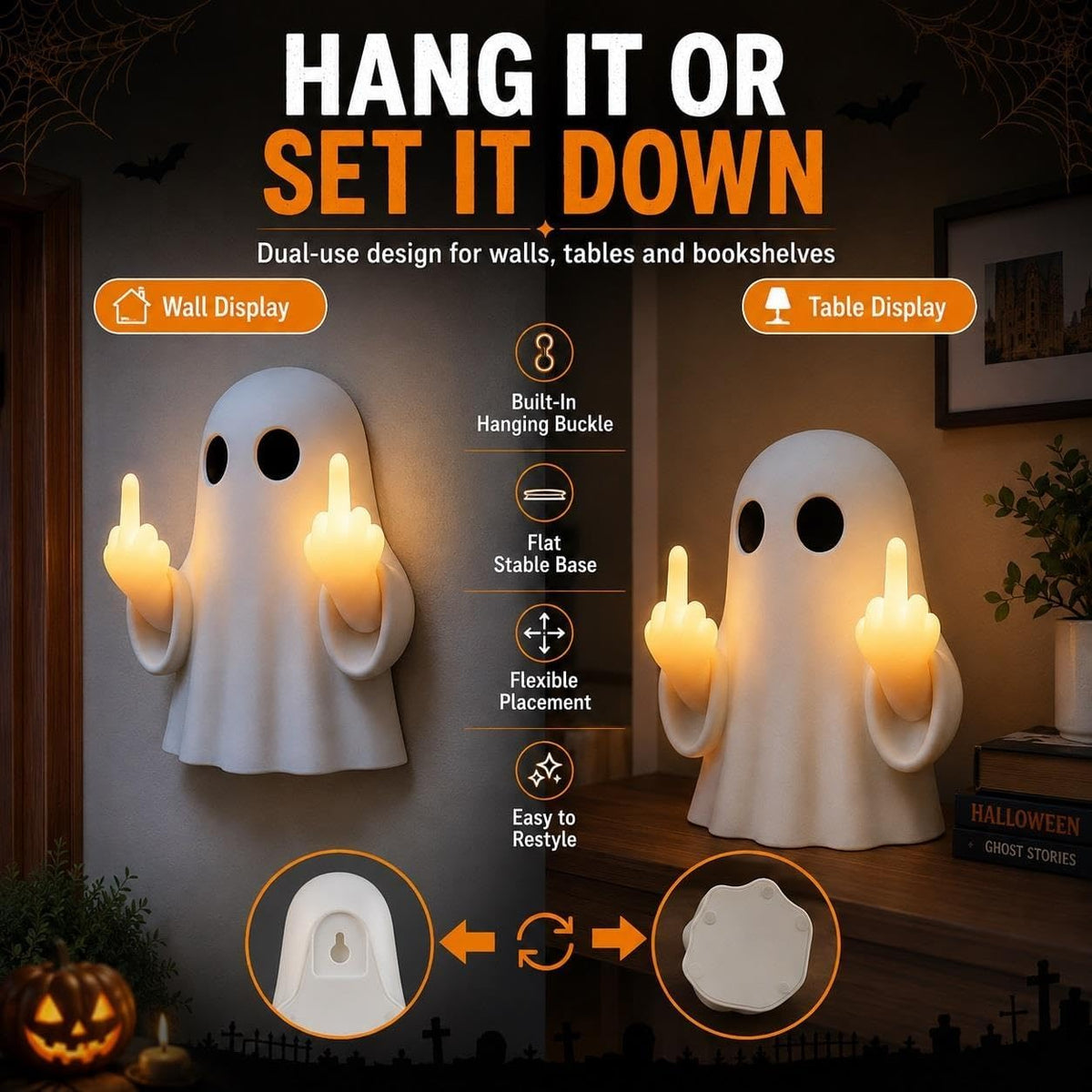 Ghost Middle Finger Light