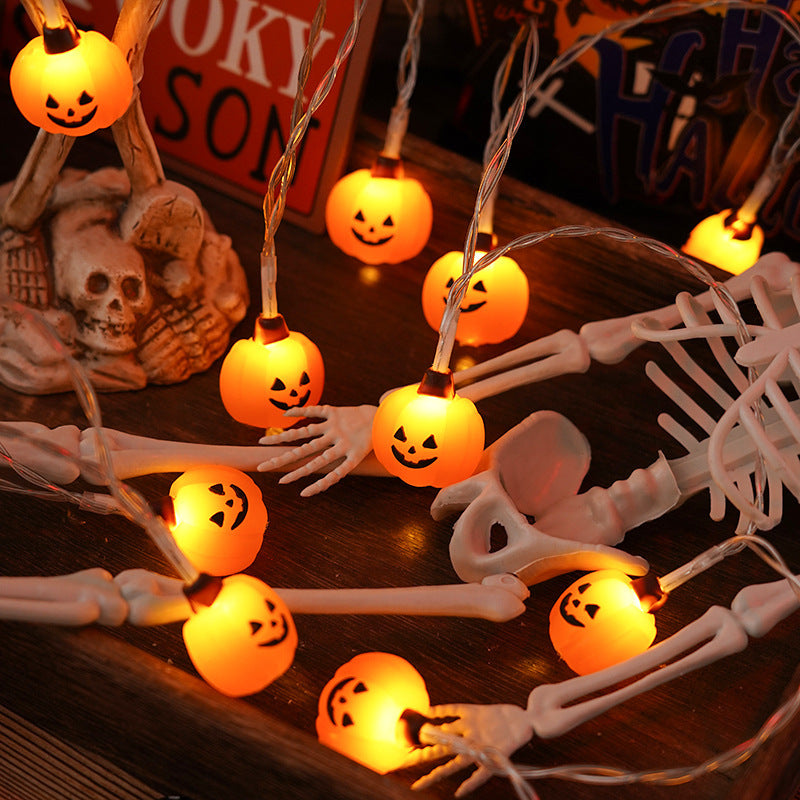 20-Light Pumpkin & Ghost String Light
